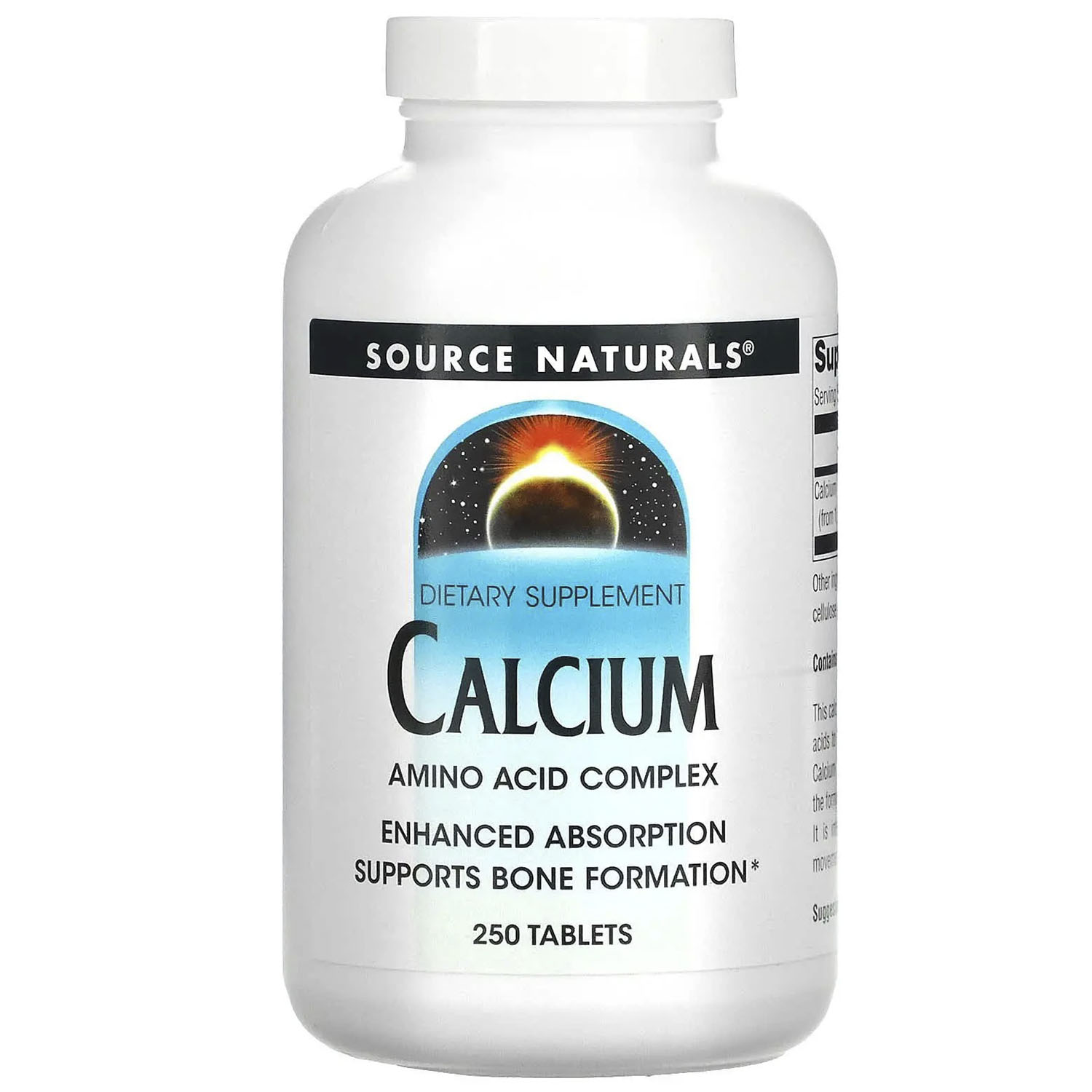 Кальцій Source Naturals Calcium 250 таблеток - фото 1