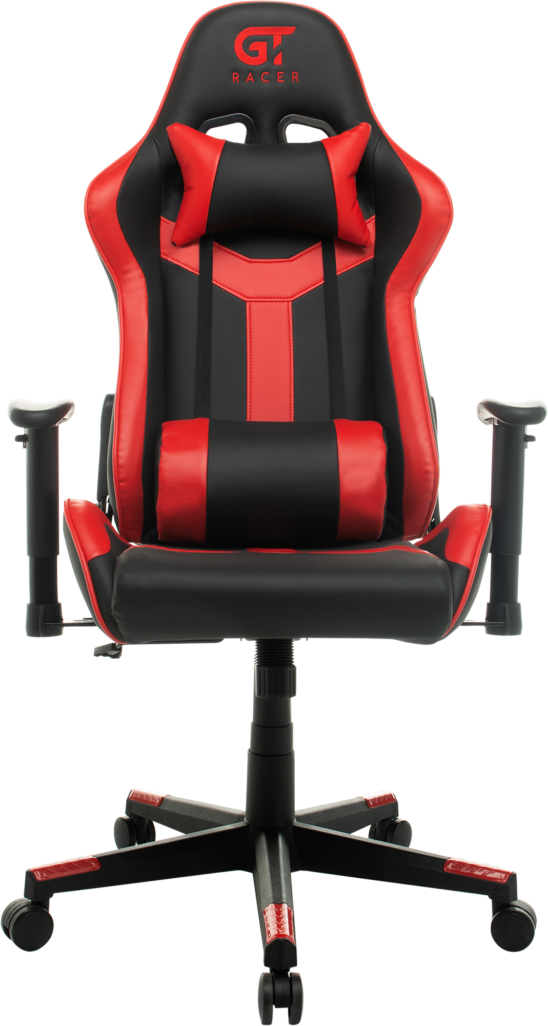 Геймерское кресло GT Racer черное с красным (X-2527 Black/Red) - фото 3