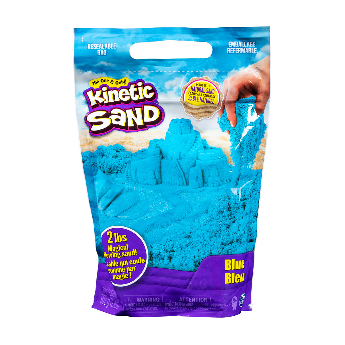 Кінетичний пісок Kinetic Sand Colour, синій, 907 г (71453B) - фото 1