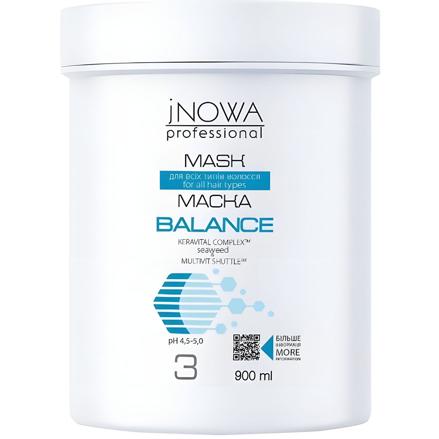 Маска jNOWA Professional Salon Care Balance, 900 мл - фото 1