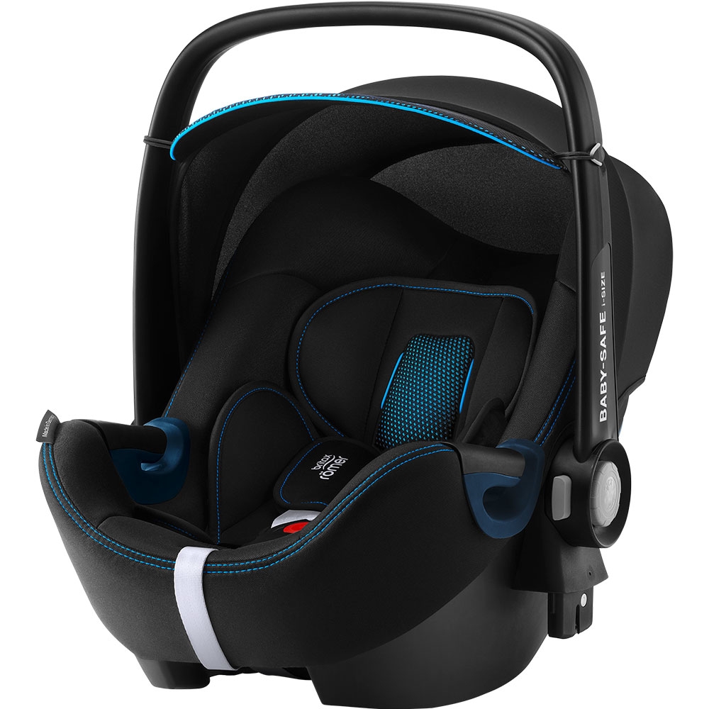 Автокрісло Britax Romer Baby-Safe2 I-Size Cool Flow Blue, чорний з синім (2000033066) - фото 1