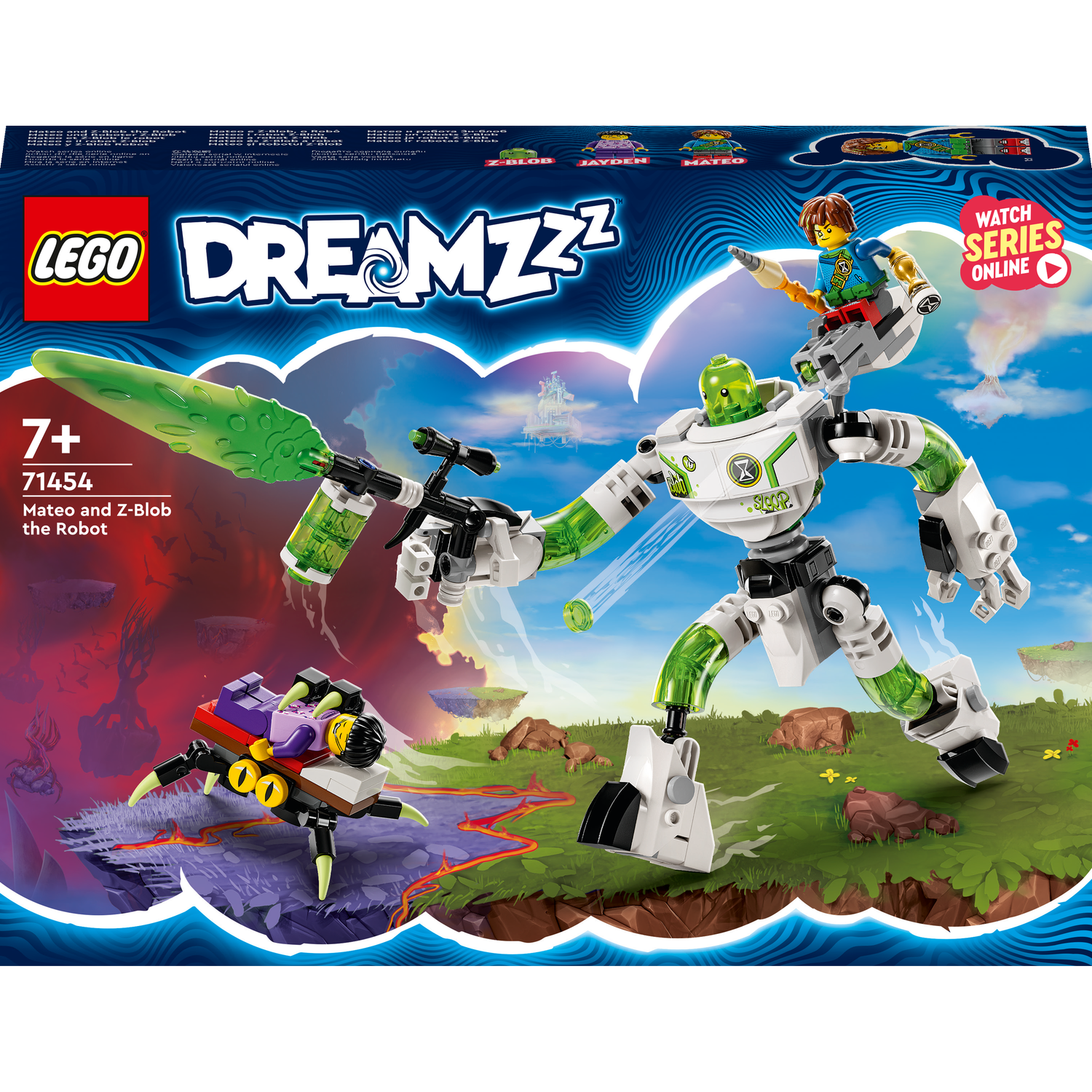 Конструктор LEGO DREAMZzz Матео и робот Z-Blob 237 деталей (71454) - фото 1