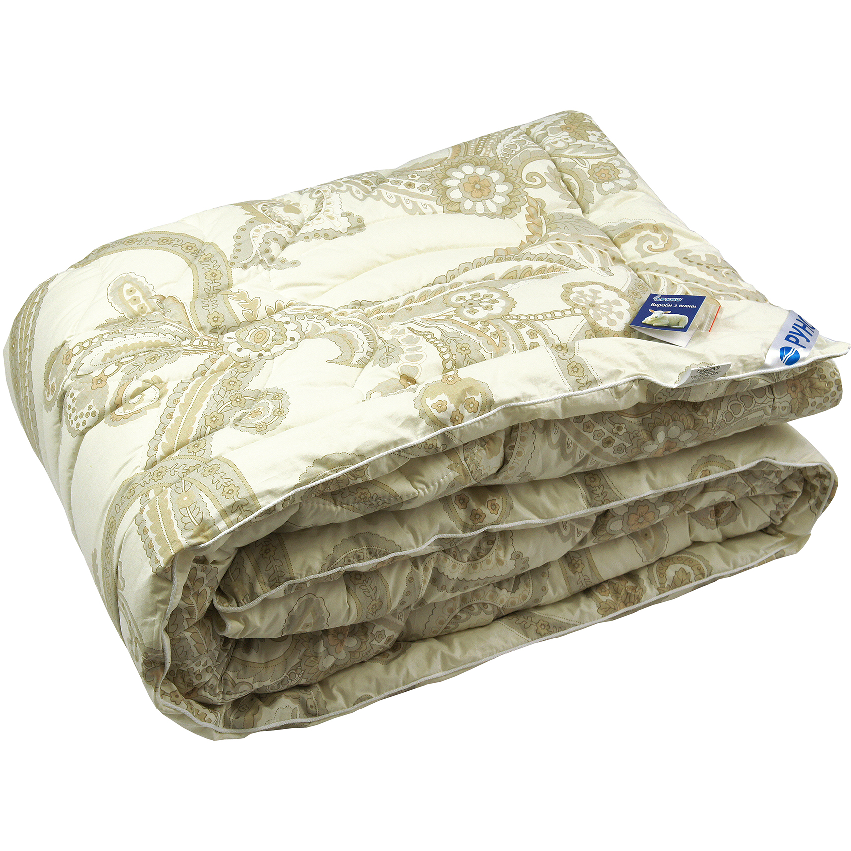 Одеяло Руно Luxury шерстяное 155х210 см бежевое (317.29ШЕУ_Luxury) - фото 1