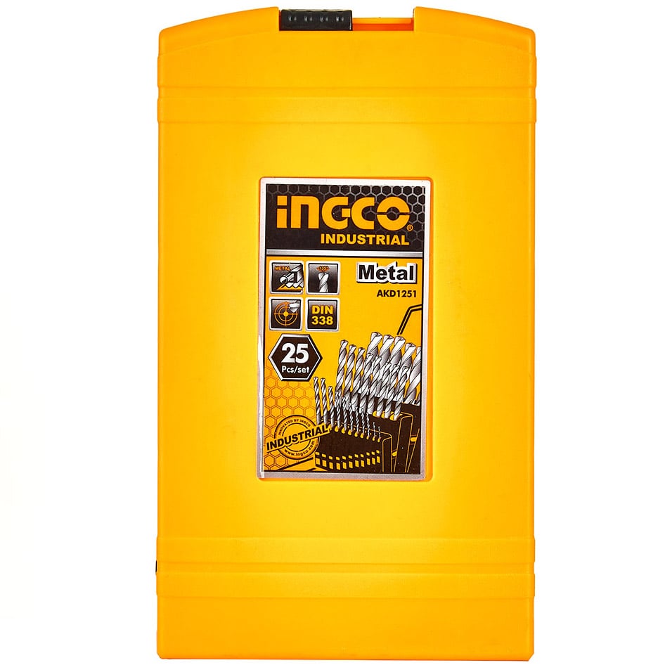 Набір свердел по металу Ingco M2 1-13 мм 25 шт (AKD1251) - фото 4