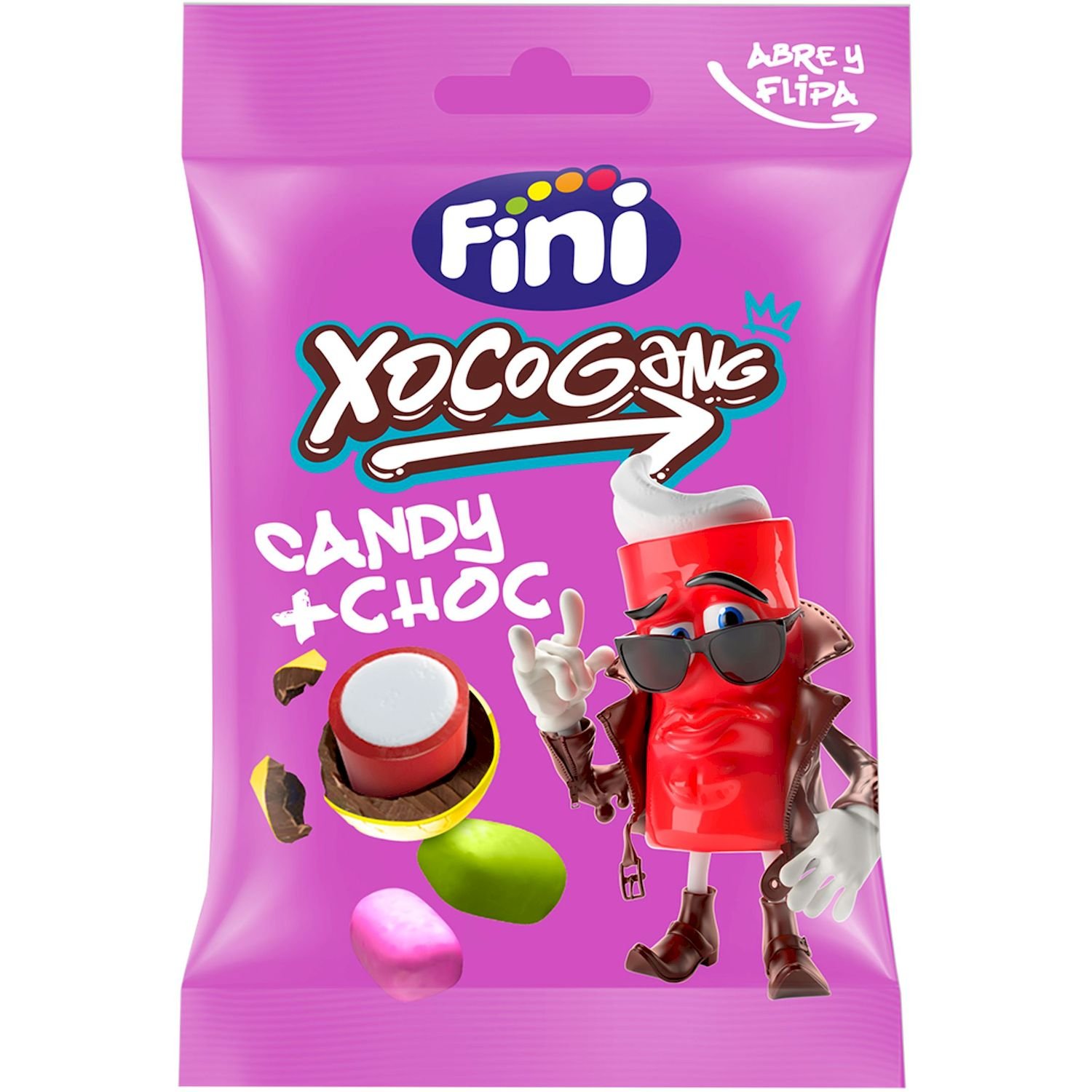 Конфеты Fini Xocogang с фруктовым вкусом, в молочном шоколаде, 80 г (929755) - фото 1
