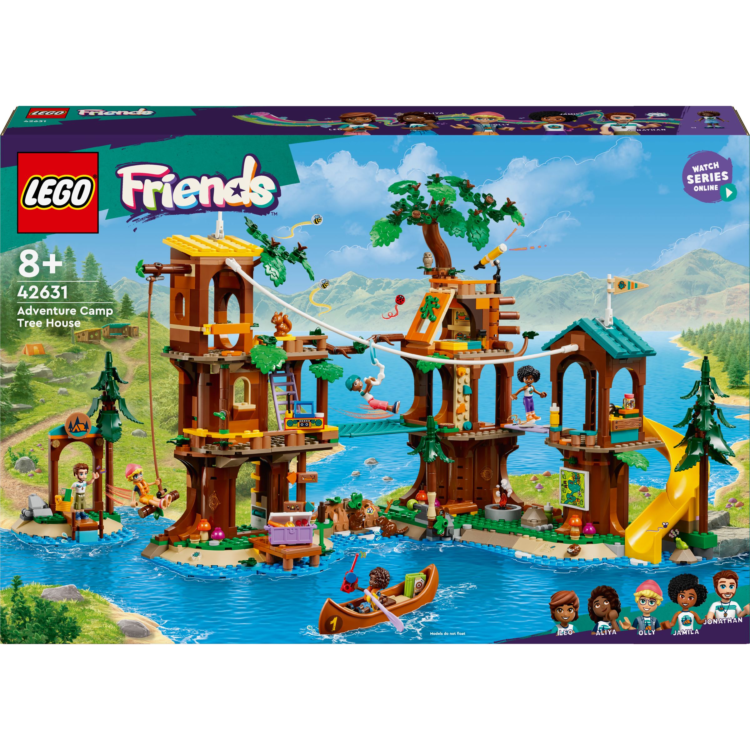 Конструктор LEGO Friends Будиночок на дереві у пригодницькому таборі 1128 деталей (42631) - фото 1