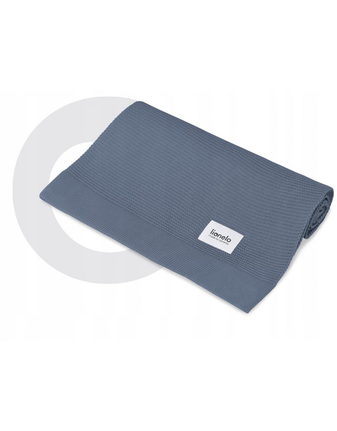 Ковдра Lionelo Bamboo Blanket Blue, 100х75 см, блакитна (LO-BAMBOO BLANKET BLUE) - фото 3