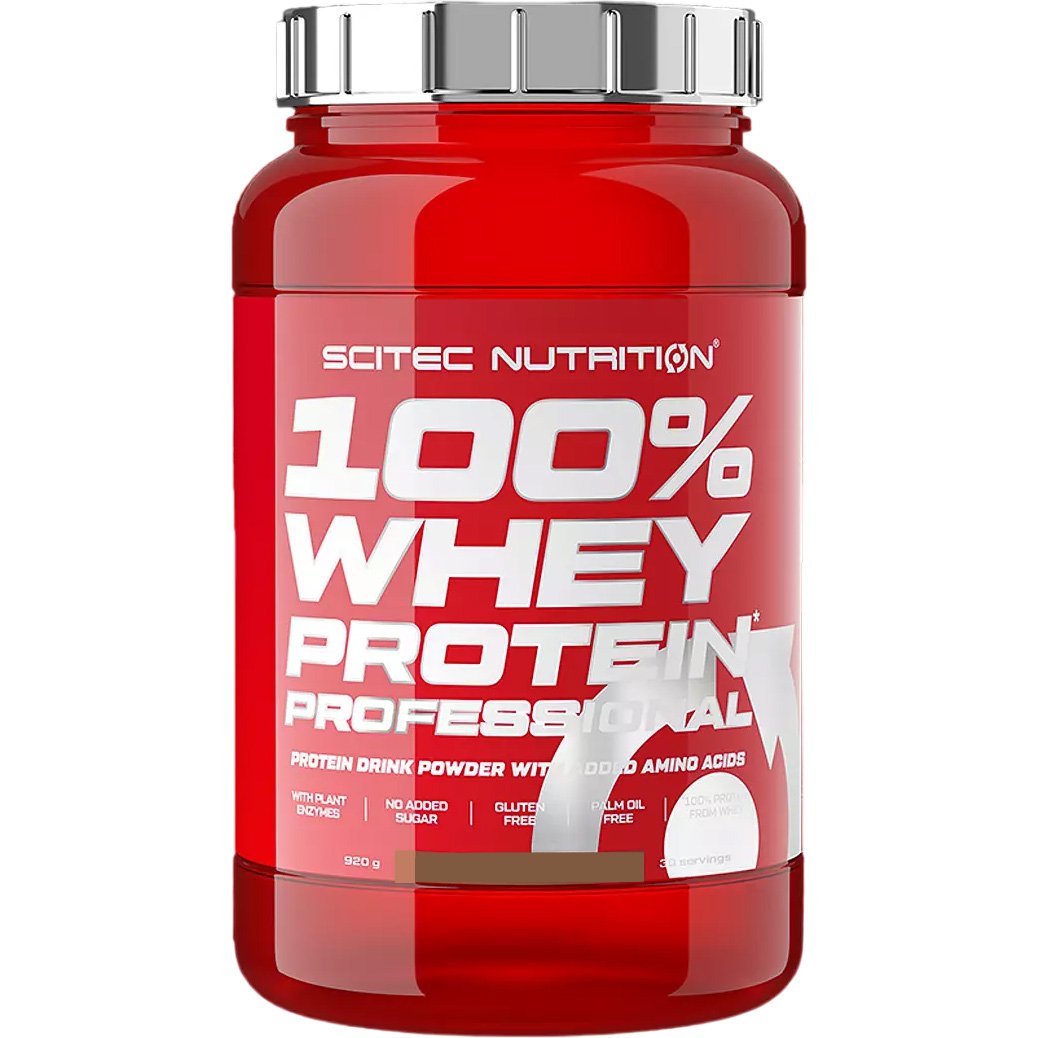 Протеїн Scitec Nutrition Whey Protein Proffessional Chocolate 920 г - фото 1