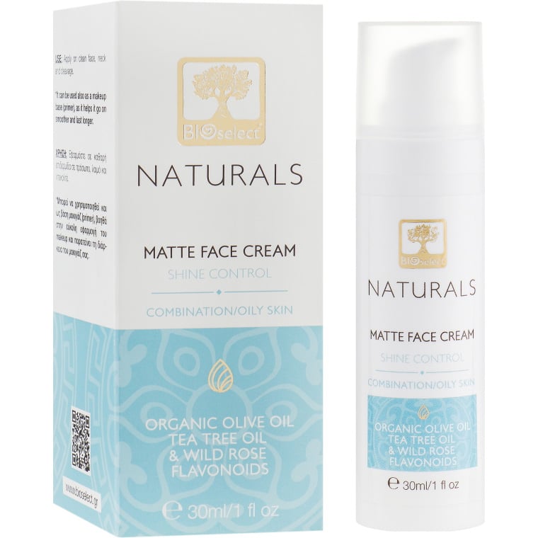 Матувальний крем для обличчя BIOselect Naturals Matte Face Cream 30 мл - фото 1
