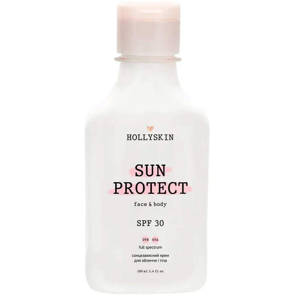 Солнцезащитный крем для лица и тела Hollyskin Sun Protect SPF 30, 100 мл - фото 1