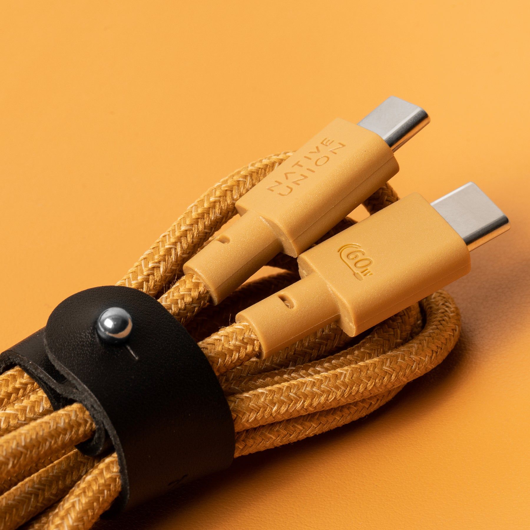 Кабель USB-C to USB-C Native Union Belt Cable Kraft 1.2 м - фото 3