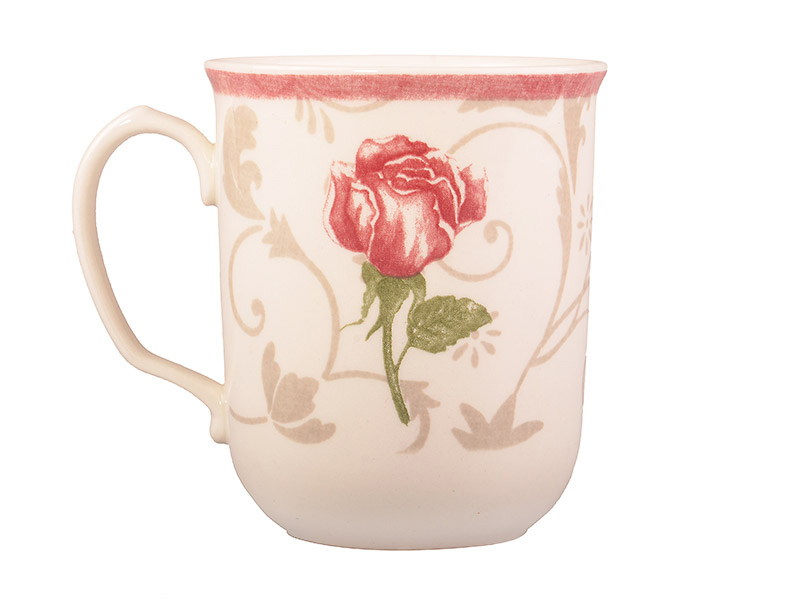 Кружка Claytan Ceramics Damask Flower Pink, 370 мл (910-081) - фото 1