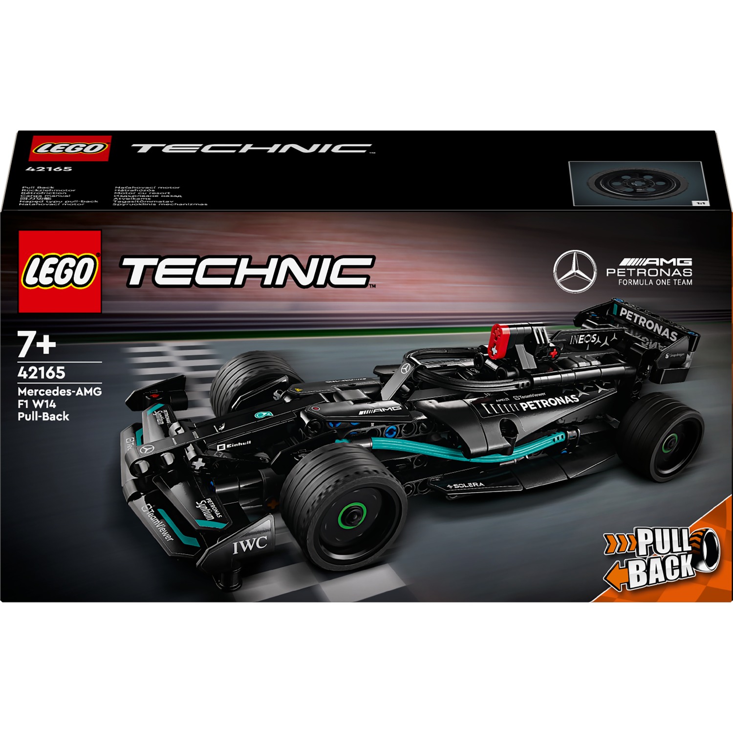 Конструктор LEGO Technic Mercedes-AMG F1 W14 E Performance Pull-Back 240 деталей (42165) - фото 1