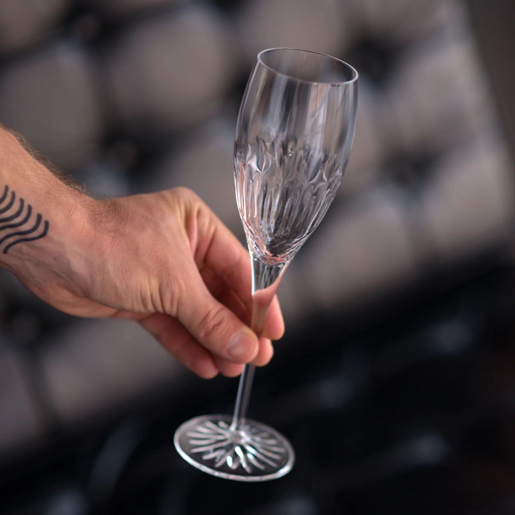 Келих для шампанського Luigi Bormioli Diamante 220 мл (A12759G1002AA01) - фото 2