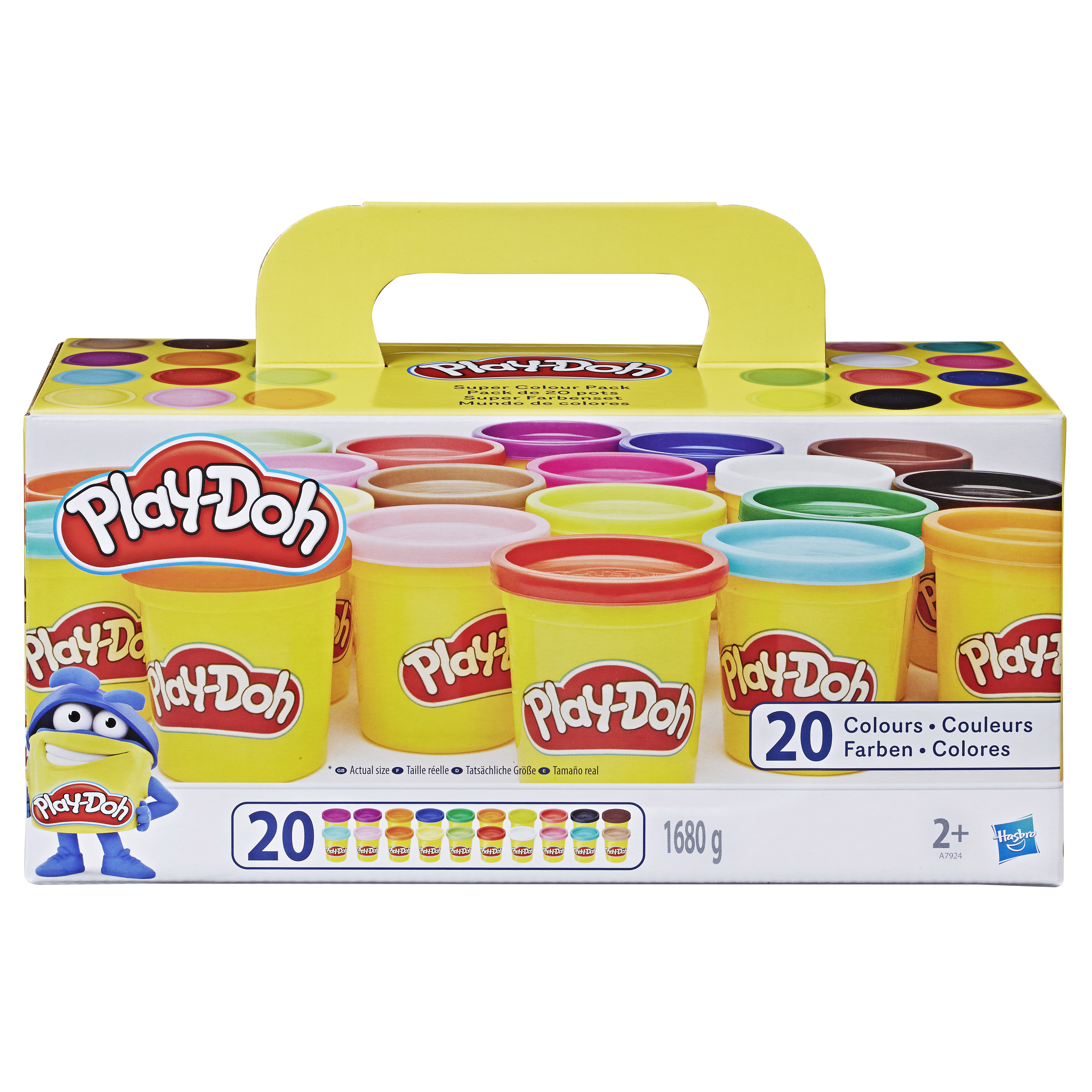 Набор пластилина Hasbro Play-Doh 20 баночек (A7924) - фото 1