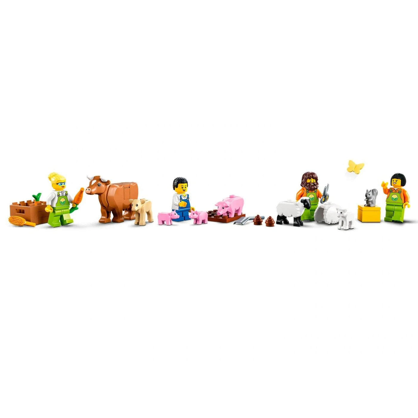 Конструктор LEGO City Животные на ферме и в хлеву, 230 деталей (60346) - фото 5