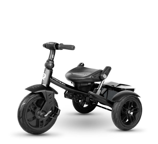 Дитячий триколісний складаний велосипед Qplay Premium, чорний (T450-3PremiumBlack) - фото 4