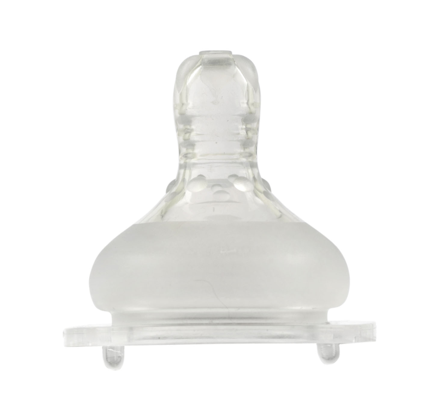 Соска силиконовая Baby Team, антиколиковая, для бутылочек с широким горлом , от 6 мес, быстрый поток, 1 шт. (2026) - фото 1