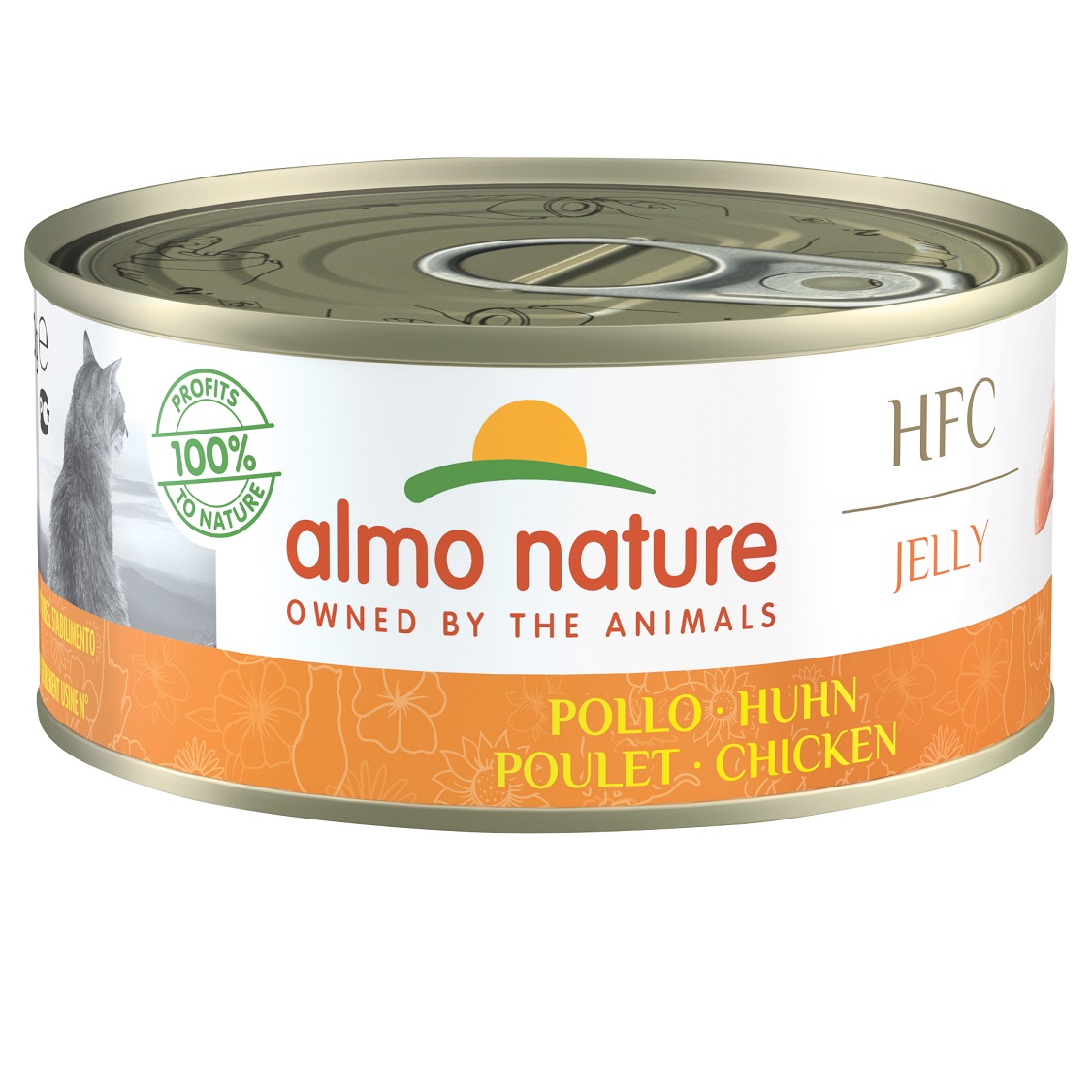 Влажный корм для кошек Almo Nature HFC Cat Jelly, с курицей, 150 г (5132H) - фото 1