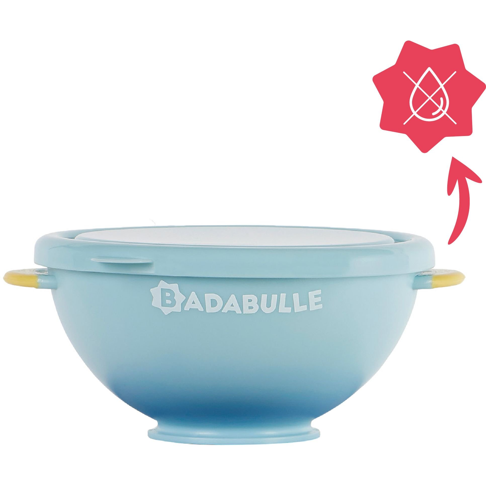 Набор тарелок Badabulle глубоких, разноцветных 3 шт. (B005108) - фото 3