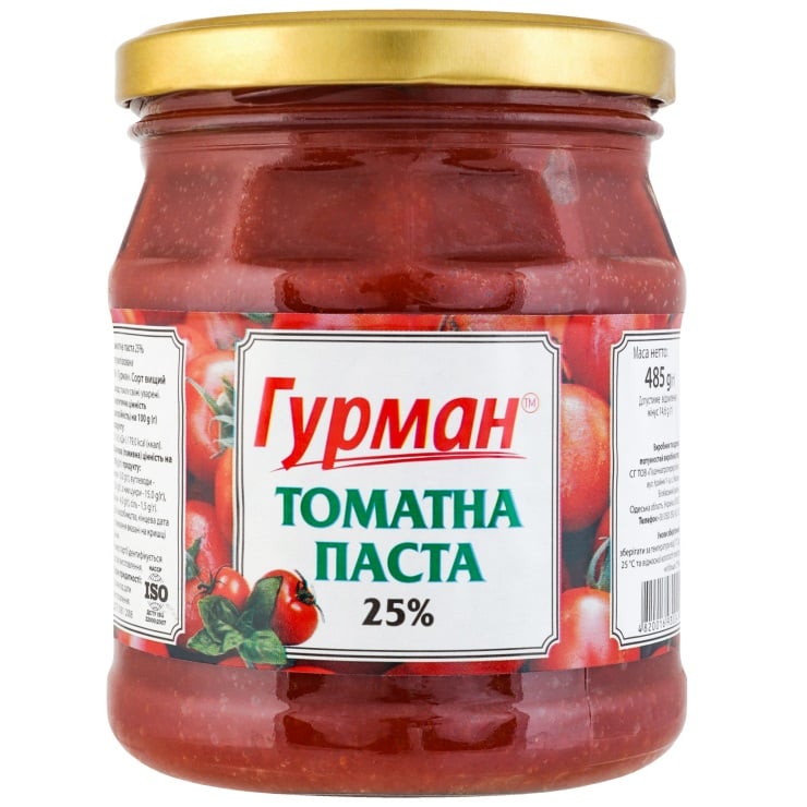 Паста томатная Гурман 25%, 485 г (883015) - фото 1