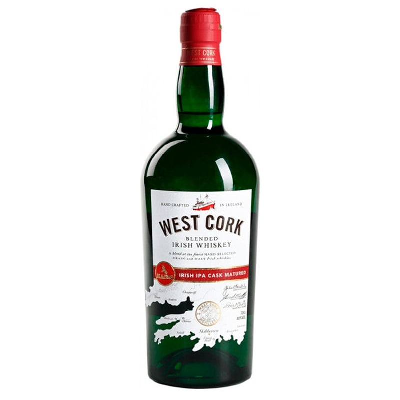 Віскі West Cork IPA Cask Blended Irish Whiskey 40% 0.7 л - фото 1
