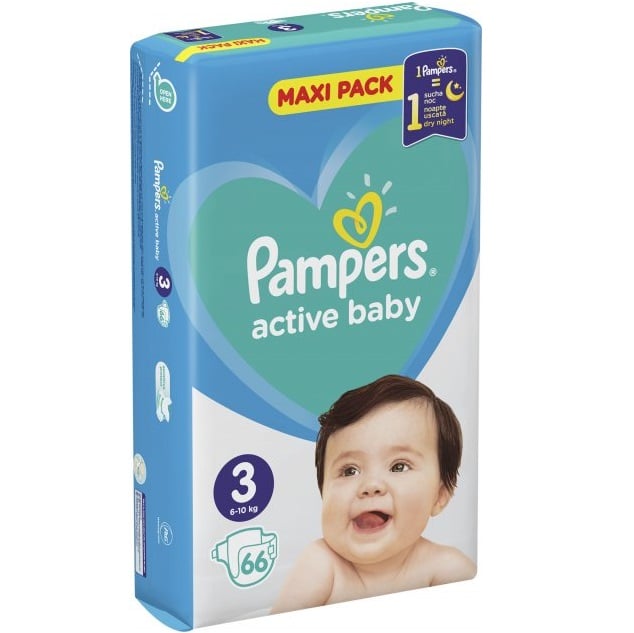 Підгузки Pampers Active Baby 3 (6-10 кг), 66 шт. - фото 3