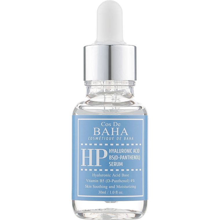 Сироватка для обличчя Cos De BAHA Hyaluronic Acid + 4% Vitamin B5 Serum 30 мл - фото 1