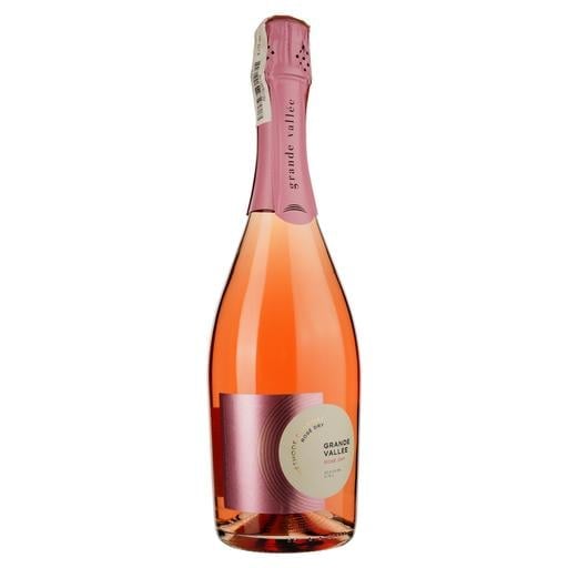Вино игристое Grande Vallee Methode Charmat, розовое, брют, 0,75 л - фото 1