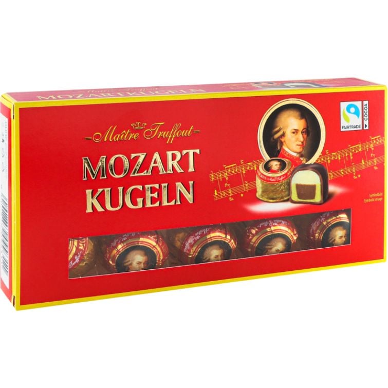 Цукерки Maitre Truffout Mozart Kugeln з марципаном, 200 г (879648) - фото 1