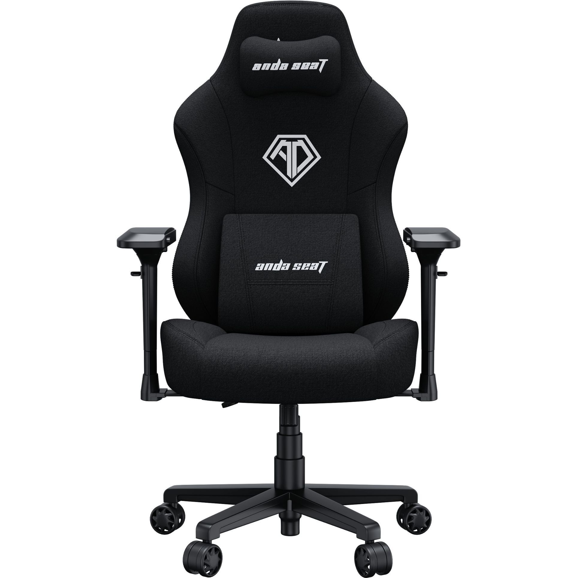 Кресло игровое Anda Seat Phantom 3 Pro Size L Black Fabric (AD18YC-06-BF) - фото 1