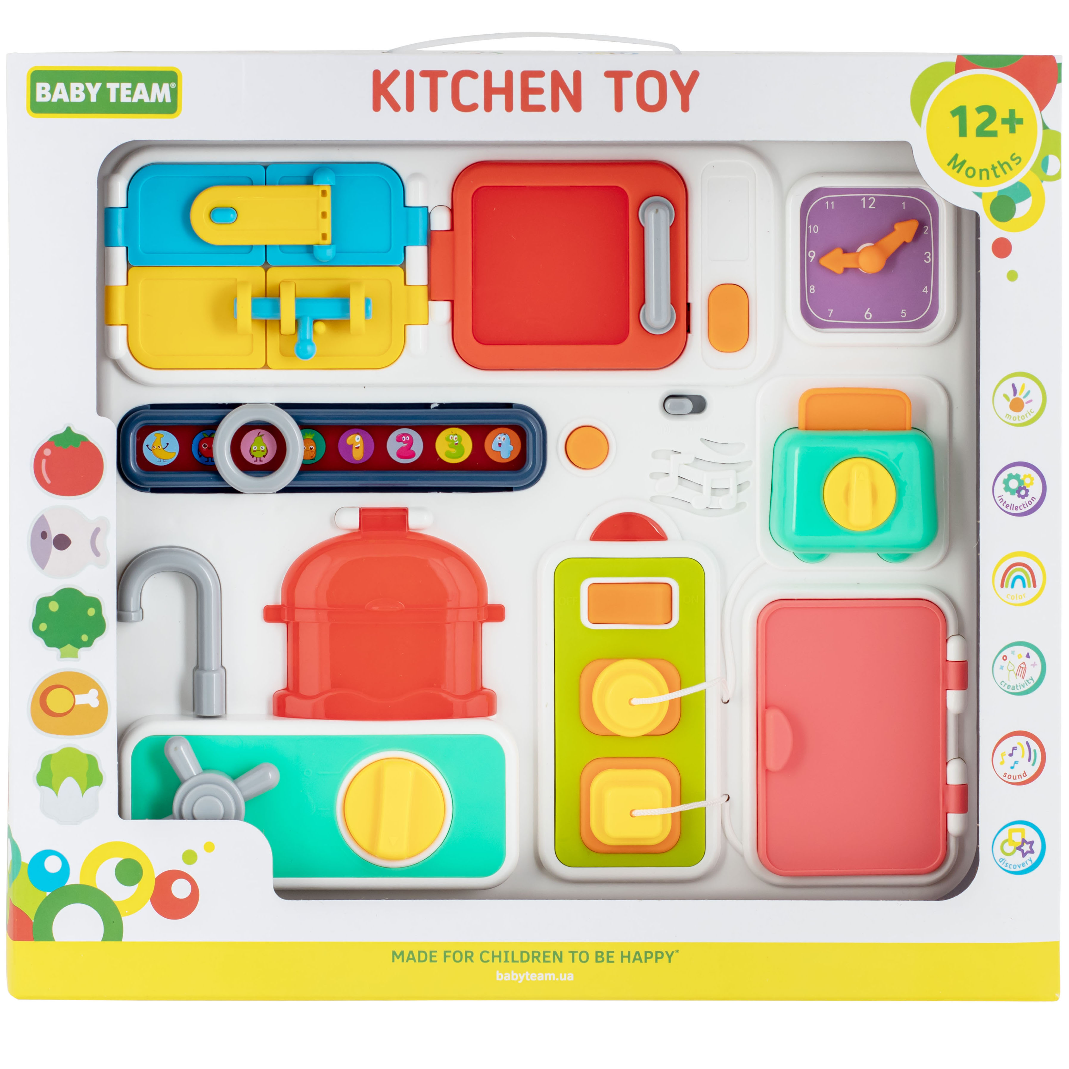 Розвиваюча іграшка-бізіборд Baby Team Кухня (8670) - фото 3