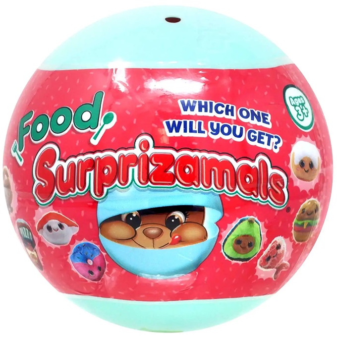 Мягкая игрушка-сюрприз в шаре Surprizamals S1 вкусняшки (SU03666-0024) - фото 1