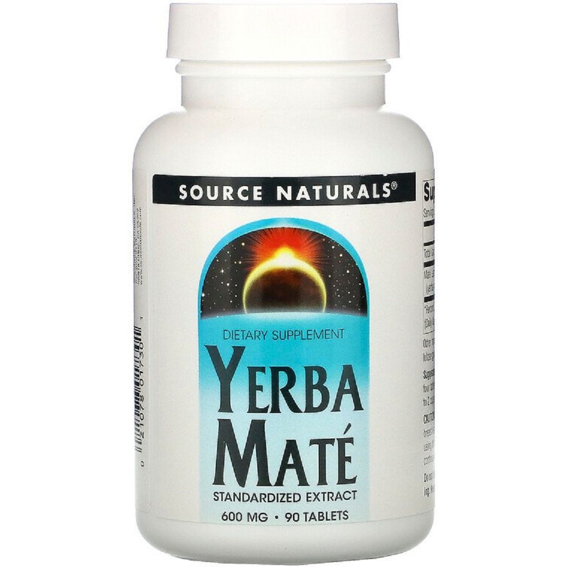 Натуральная добавка Source Naturals Падуб Парагвайский 600 мг 90 таблеток - фото 1