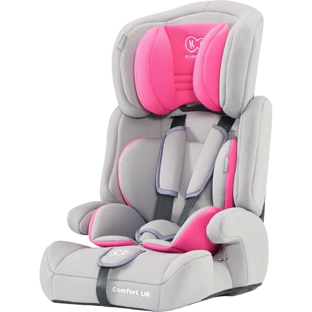 Автокресло Kinderkraft Comfort Up Pink серое с розовым (00-00158113) - фото 1