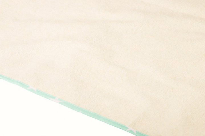 Многоразовая непромокаемая пеленка Эко Пупс Eco Cotton Звезды, 90х65 см, мятный - фото 3