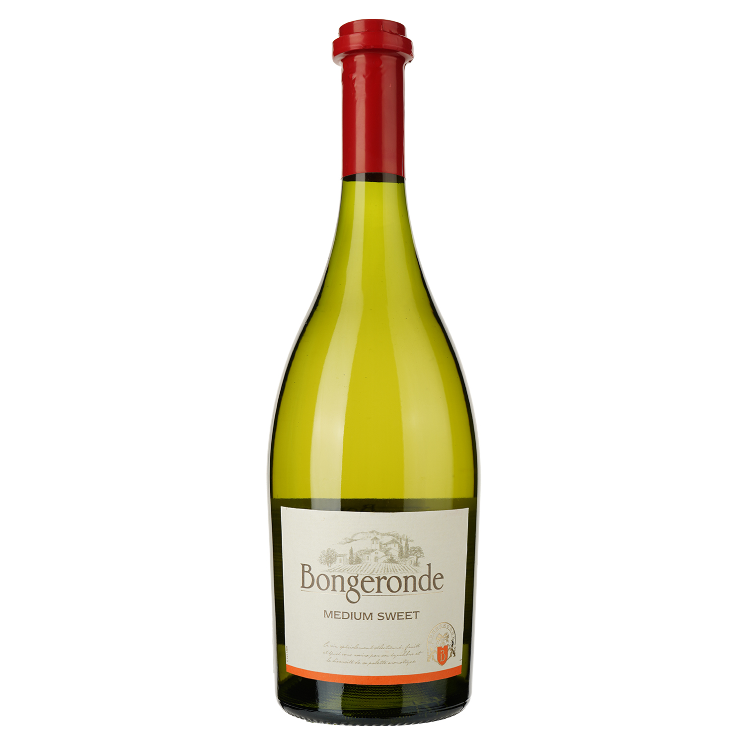 Вино Bongeronde Medium Sweet Blanc, белое, полусладкое, 10,5%, 0,75 л - фото 1