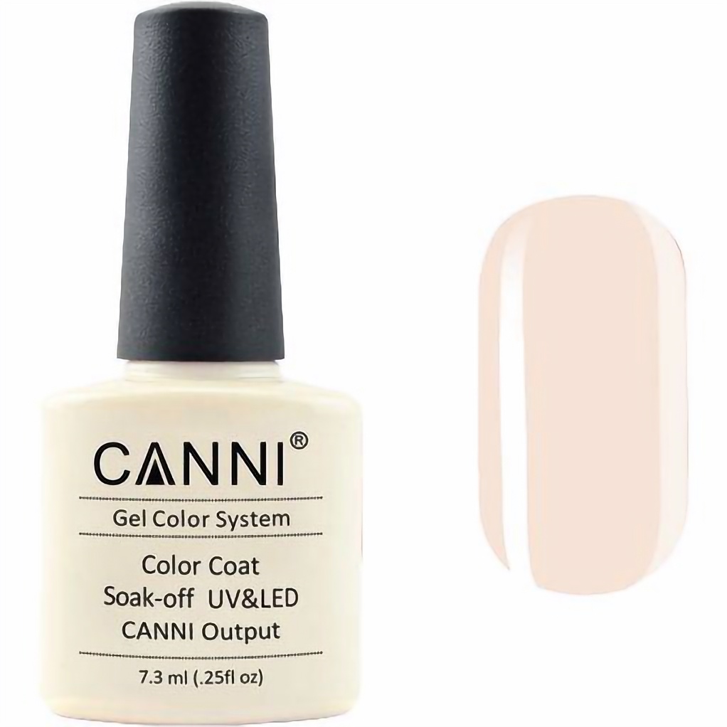 Гель-лак Canni Color Coat Soak-off UV&LED 17 кремовий 7.3 мл - фото 1