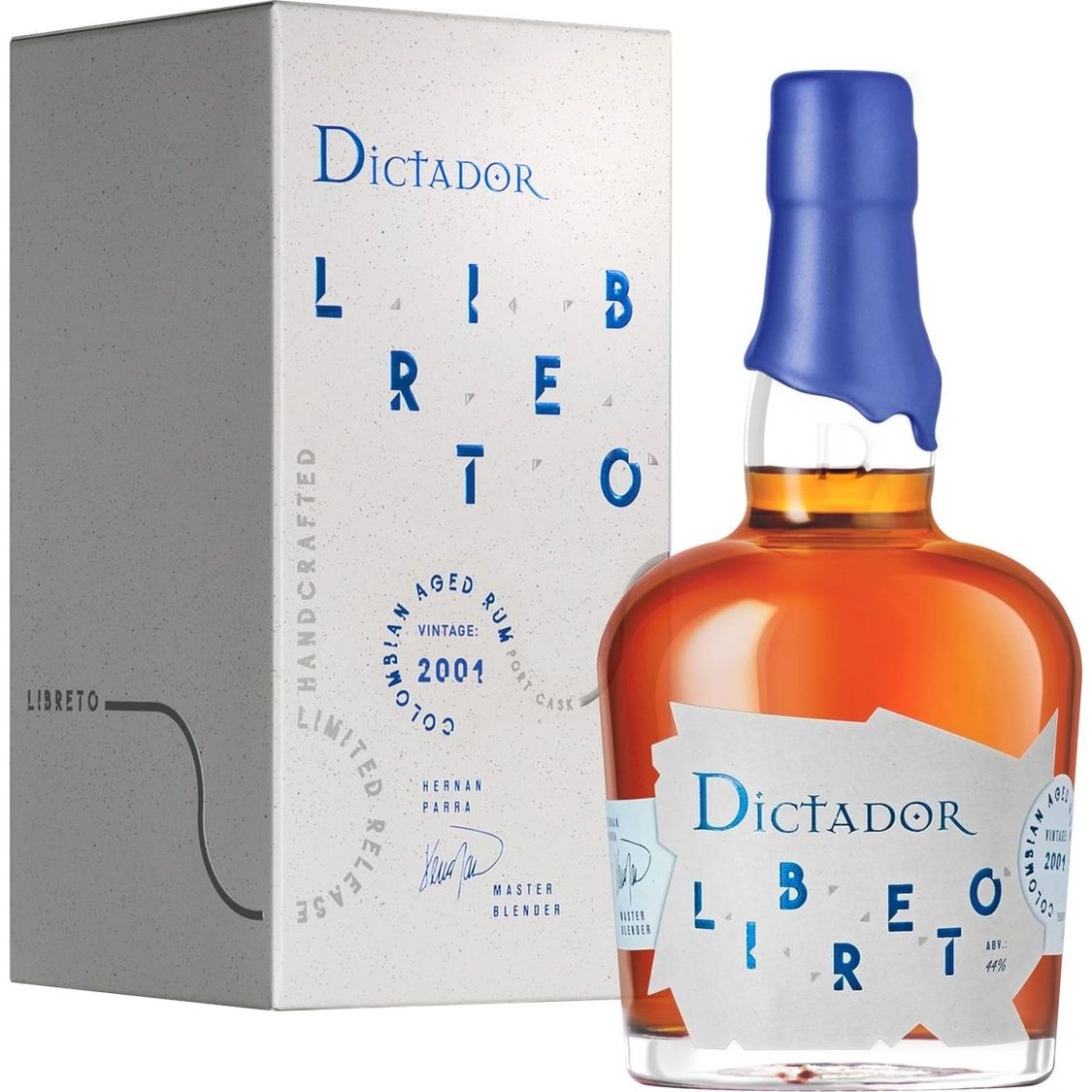 Ром Dictador Libreto Port Cask 2001 44% 0.7 л - фото 1