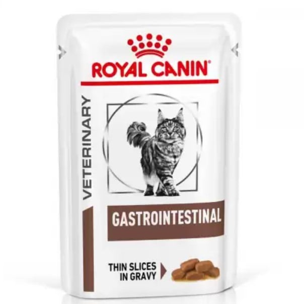 Влажный корм для взрослых кошек при нарушениях пищеварения Royal Canin Gastrointestina, 85 г - фото 1