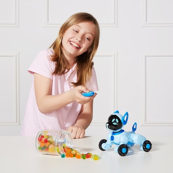 Интерактивная игрушка WowWee маленький щенок Чип, голубой (W2804/3818) - фото 9