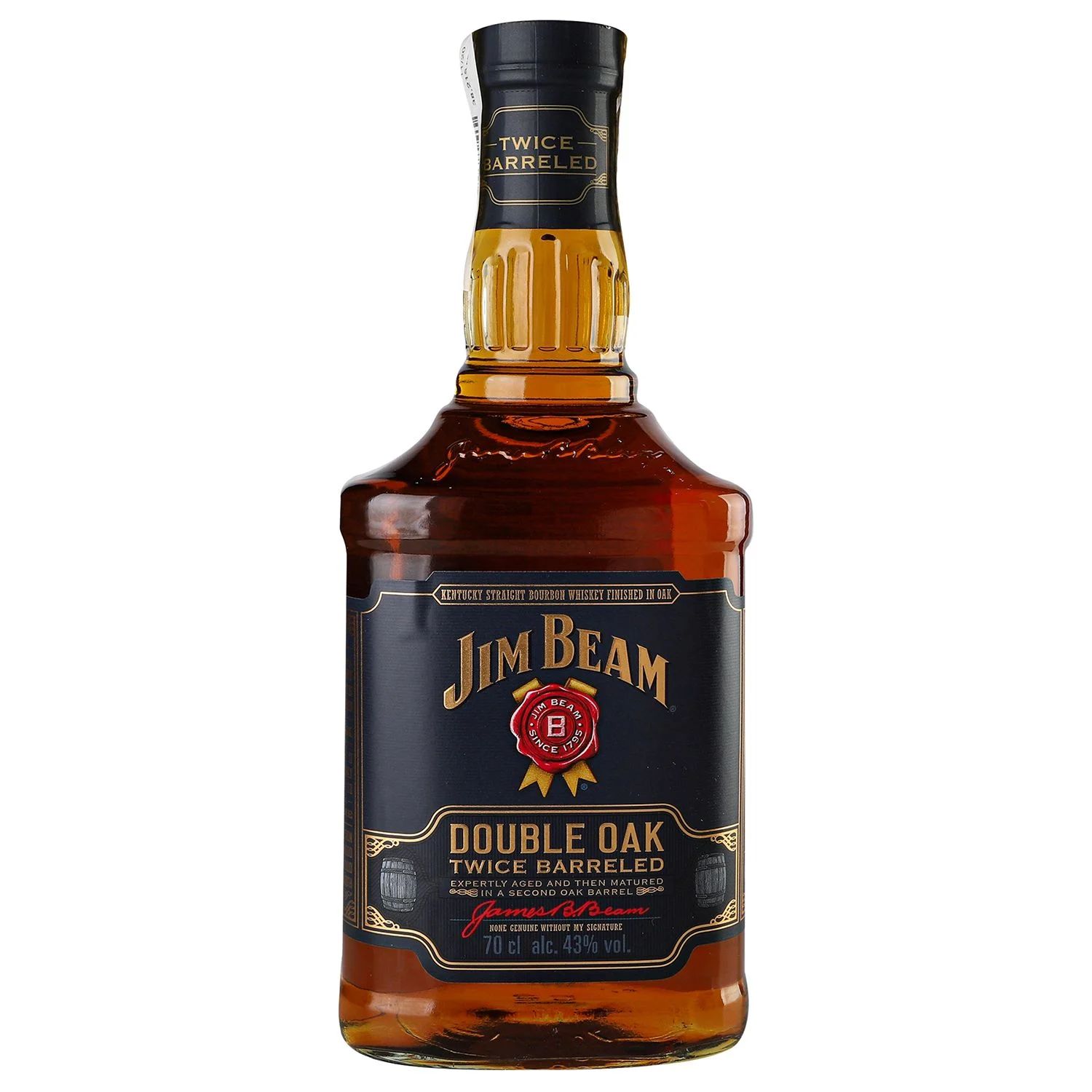 Виски Jim Beam Double Oak, 43 %, 0,7 л (749665) - фото 1