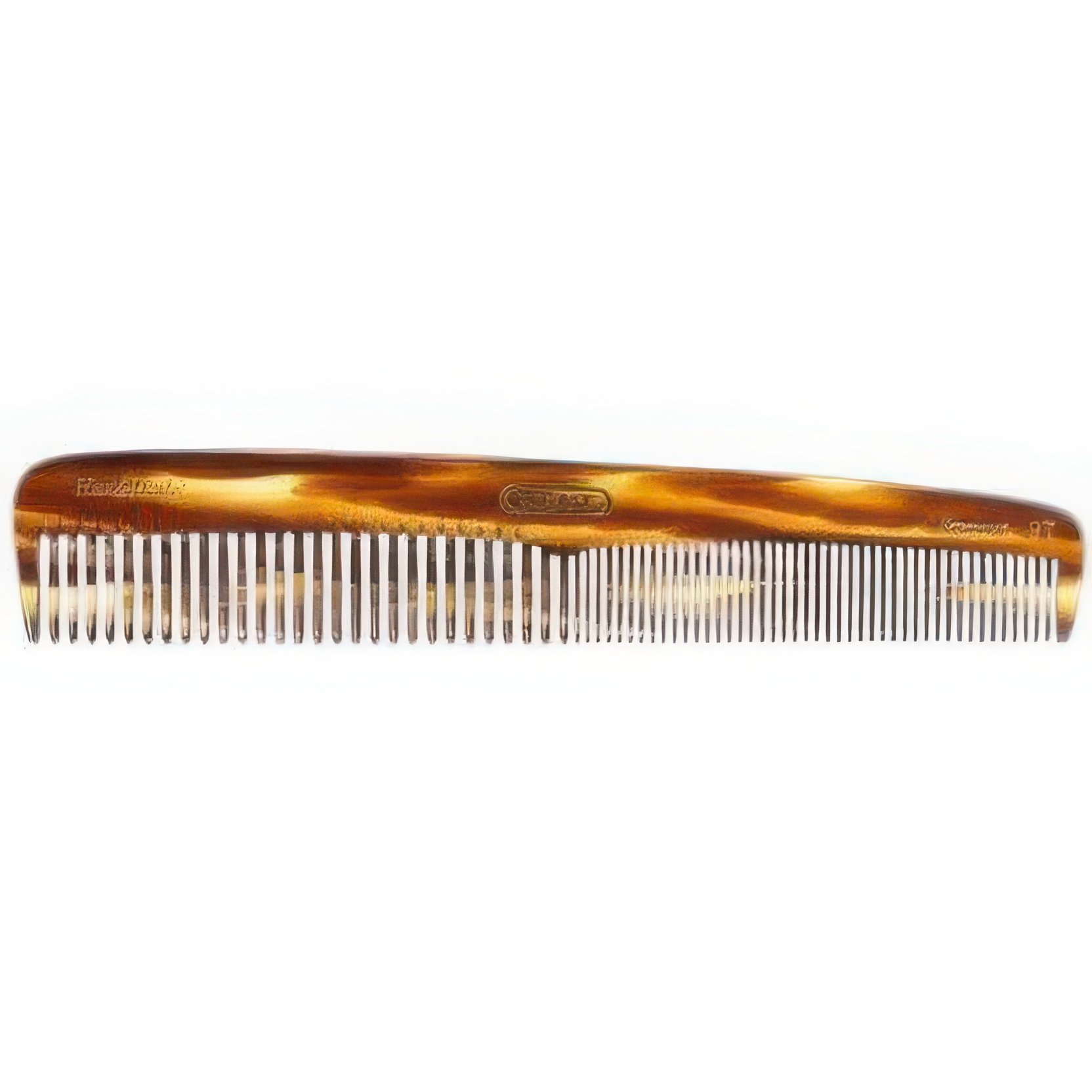 Расческа Kent 9T 7 1/2&quot; Handmade Comb Coarse / Fine Toothed - фото 1