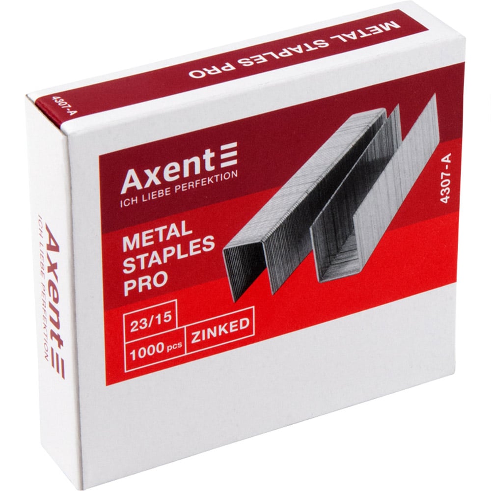 Скоби для степлерів Axent Pro 23/15 1000 шт. (4307-A) - фото 1