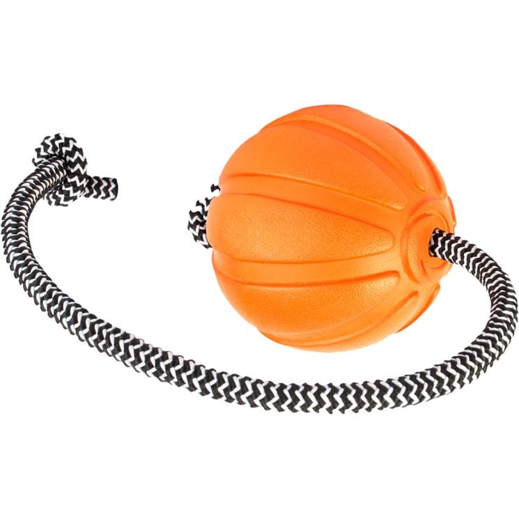 Мячик Liker 5 Cord на шнуре, 5 см, оранжевый (6285) - фото 2