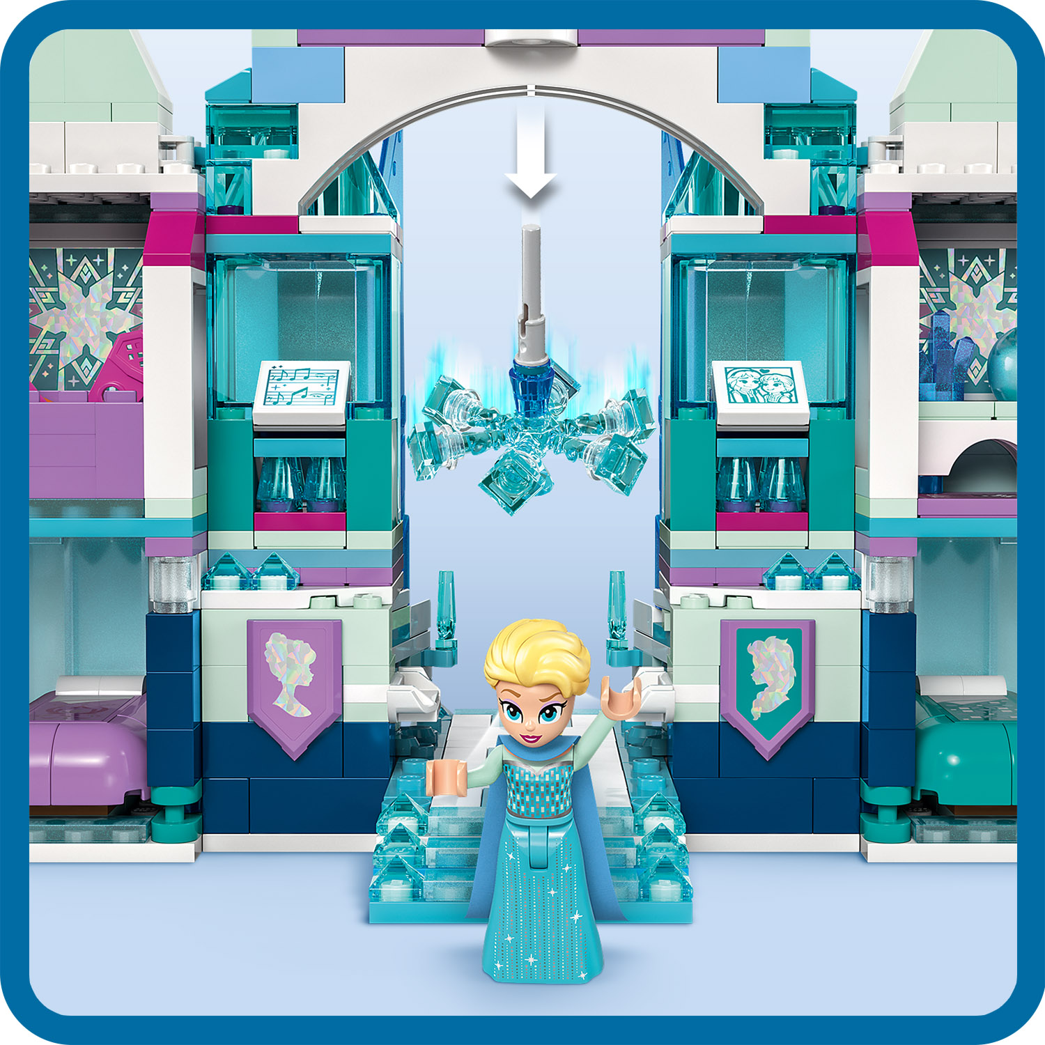 Конструктор LEGO Disney Princess Крижаний палац Ельзи 630 деталей (43244) - фото 12