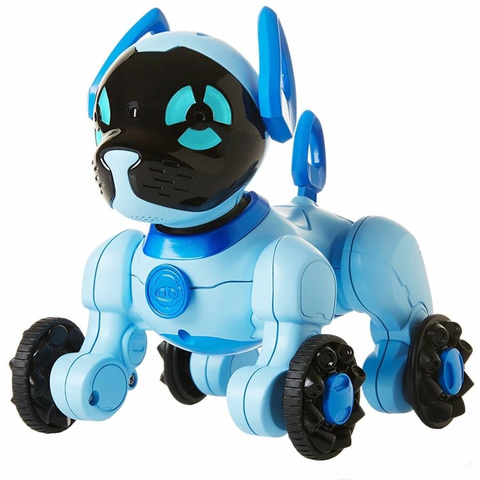 Интерактивная игрушка WowWee маленький щенок Чип, голубой (W2804/3818) - фото 1