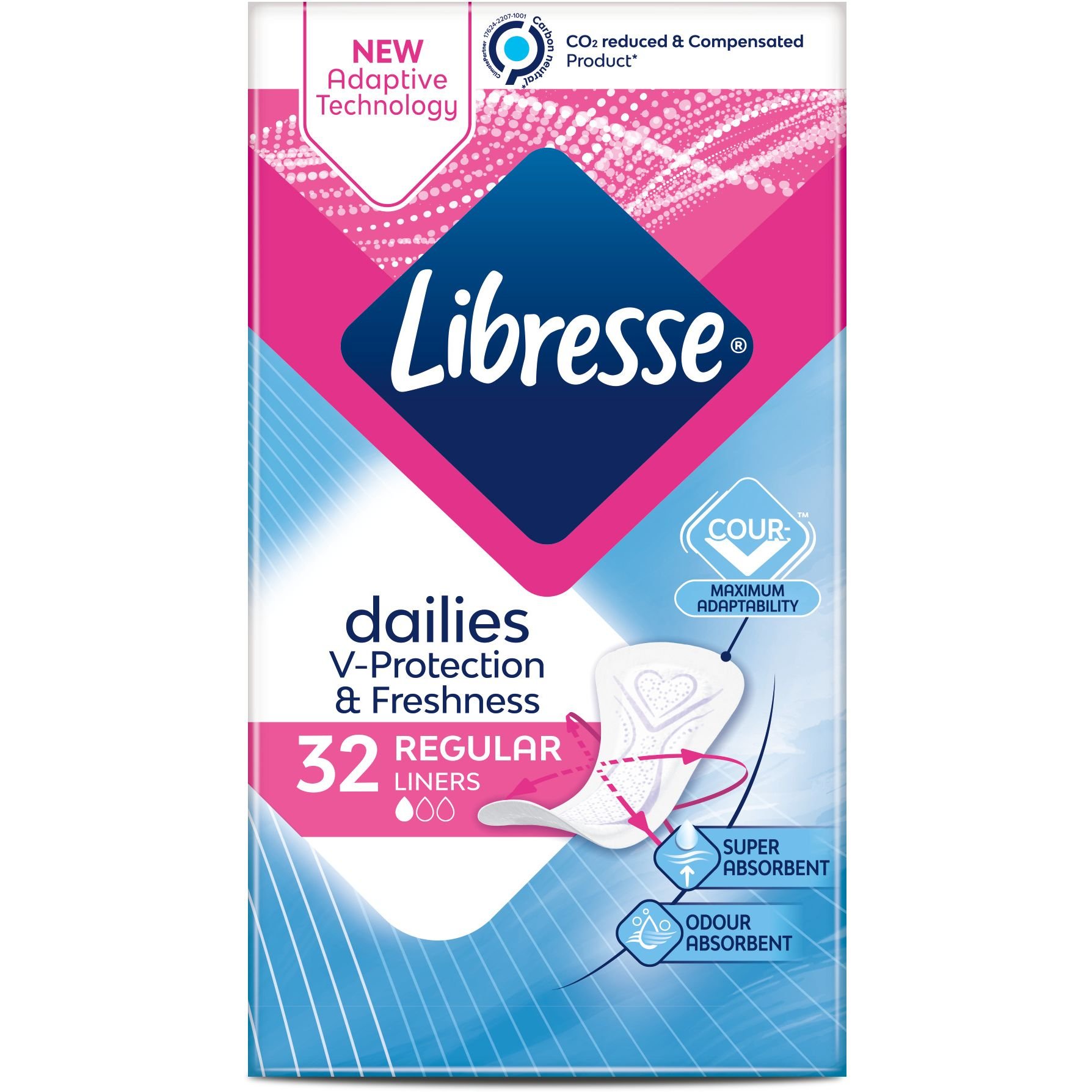 Прокладки гігієнічні Libresse Dailies Protect Normal, 32 шт. - фото 2