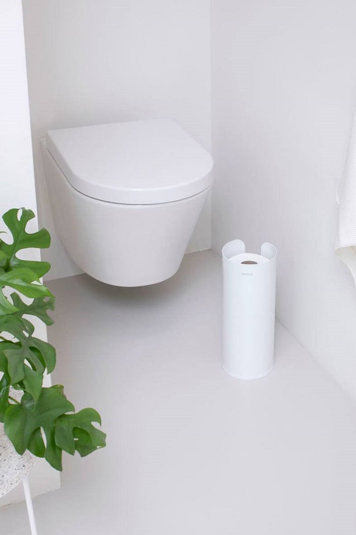Держатель для хранения туалетной бумаги Brabantia ReNew, белый (280528) - фото 3