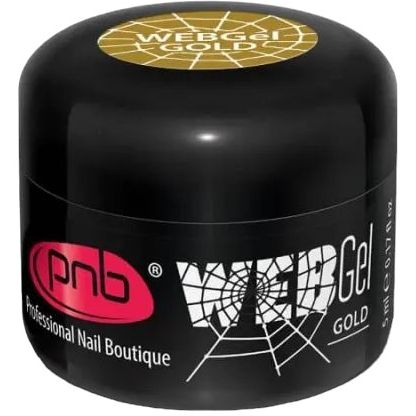 Гель павутинка PNB UV/LED Web Gel Gold 5 мл - фото 2